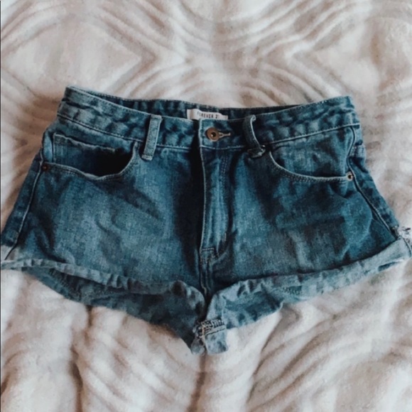 forever 21 jean shorts - Picture 1 of 2